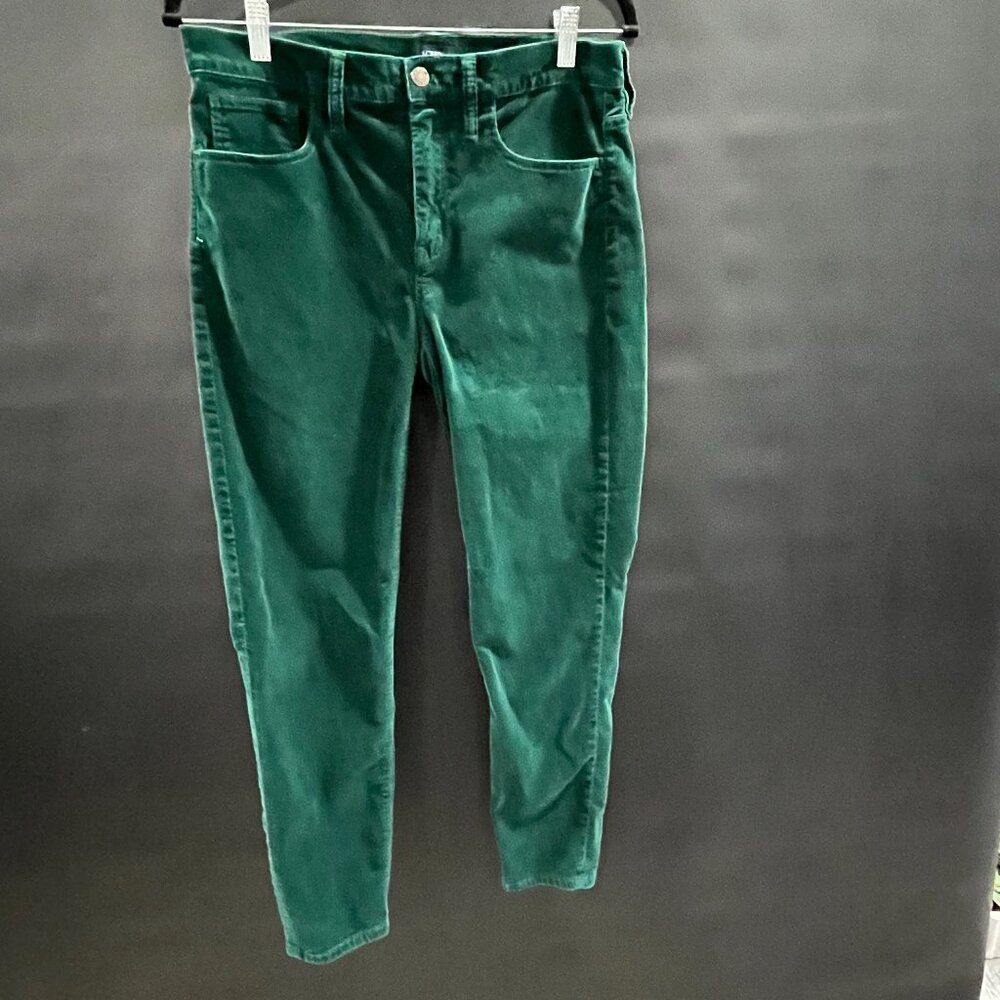 J Crew Green Corduroy Pants